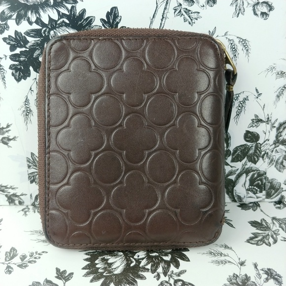Comme des Garcons Handbags - Comme de Garcons leather embossed zip wallet